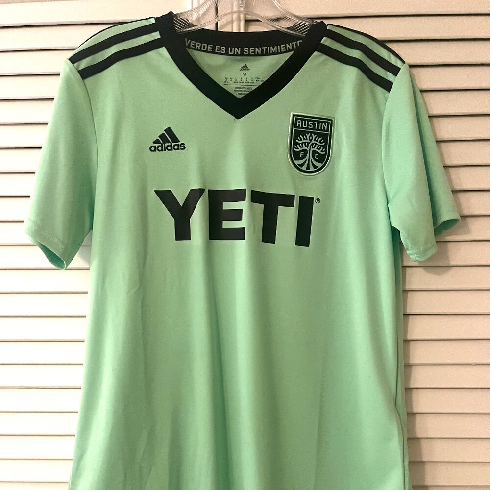 Austin FC Sentimiento Mint Green Women's Jersey (2023) - Size Medium